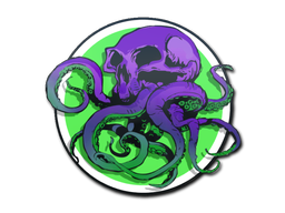 印花 | 骷髅章鱼（有毒）