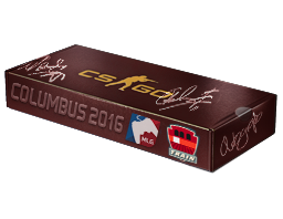 2016年 MLG 哥伦布锦标赛列车停放站纪念包