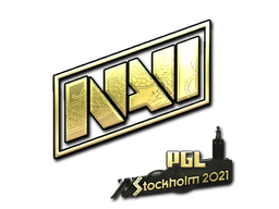 印花 | Natus Vincere （金色） | 2021年斯德哥尔摩锦标赛