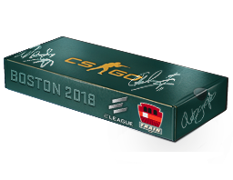 2018年波士顿锦标赛列车停放站纪念包