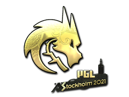 印花 | Team Spirit (金色) | 2021年斯德哥尔摩锦标赛
