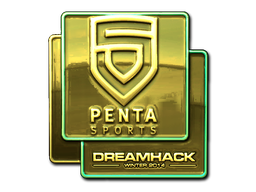 印花 | PENTA Sports（金色）| 2014年 DreamHack 锦标赛