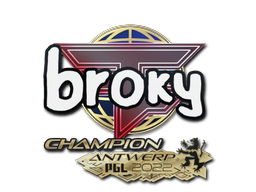 印花 | broky（冠军） | 2022年安特卫普锦标赛