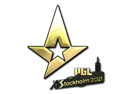 印花 | Astralis （金色） | 2021年斯德哥尔摩锦标赛